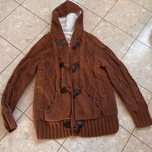 Fur lined woman’s jacket.